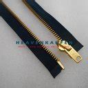 Jual Resleting Zipper Ykk Gigi Besi Cm Biru Navy Gold Emas Bolak