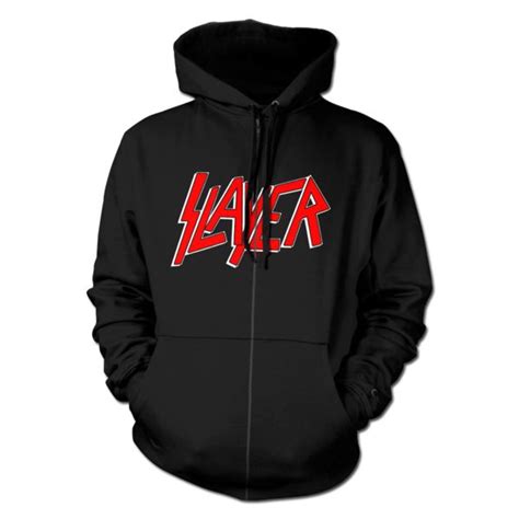 Classic Slayer Logo Zip Hoodie Slayer Store Hoodies Zip Hoodie