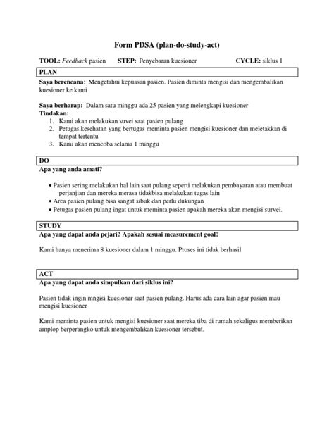 Form Pdsa Pdf