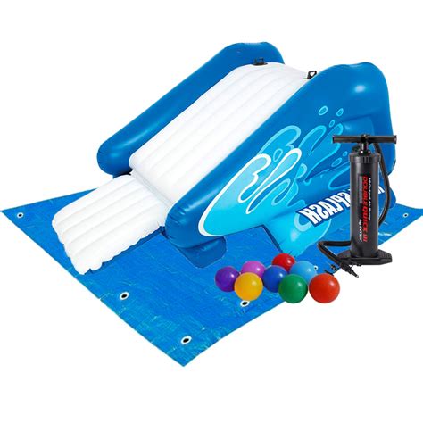 Надувная горка для бассейна Intex Water Slide, 333 х 206 х 117 см, с ...