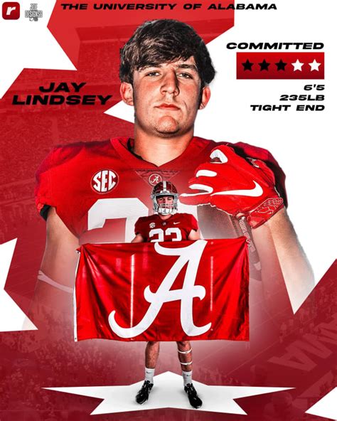 NEW Alabama Lands In State TE Jay Lindsey TideIllustrated Alabama