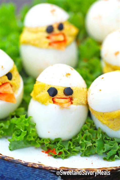 Deviled Egg Chicks Video Sweet And Savory Meals