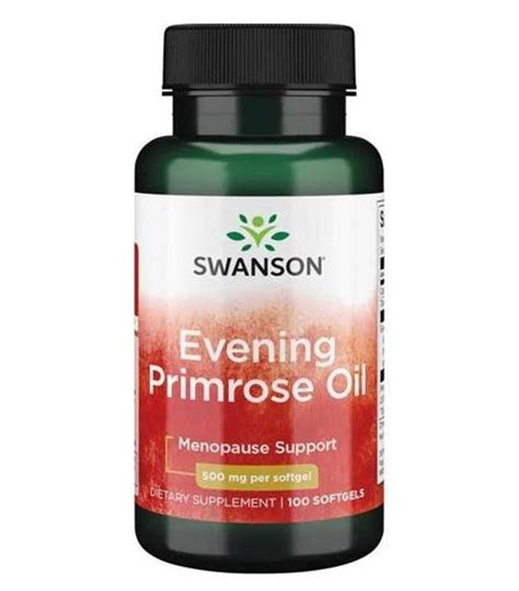 SWANSON Evening Primrose Oil 500 mg 100 kapsułek