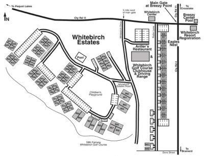 Whitebirch Estates Map - Whitebirch Golf Course Breezy Point Resort ...