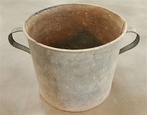 Galvanized Bucket with 2 Handles – Antiquities Warehouse