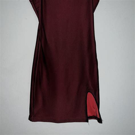 Dark Red Hot Mini Cami Dress Says M Fits Like A Depop