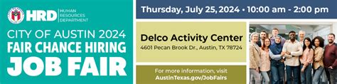 City Of Austin Job Fairs Austintexas Gov