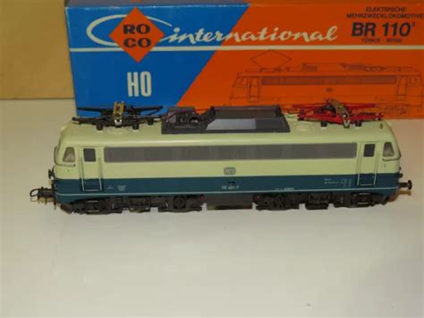 H0 ROCO 4137 B Locomotive Électrique Br 110 401 7 De DB Ovp 5654 EUR 79