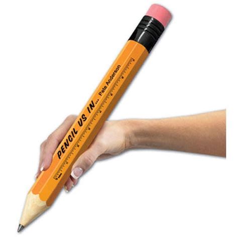 Giant Wood Pencil | Custom Pencils | 4.95 Ea.