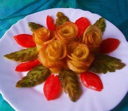 Картофельные розы