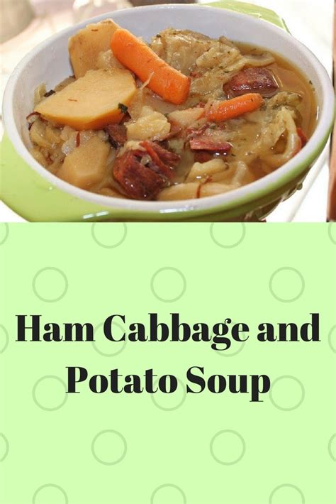 Slow Cooker Ham Potatoes Cabbage And Carrots