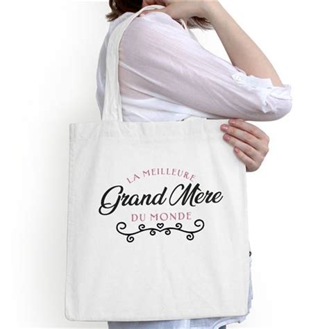 Fabulous Grand sac pour shopping La Meilleure Grand Mère du Monde Sac