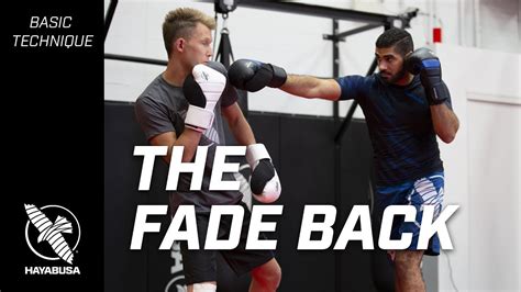 The Fade Back Striking Basics Series Kickboxing YouTube