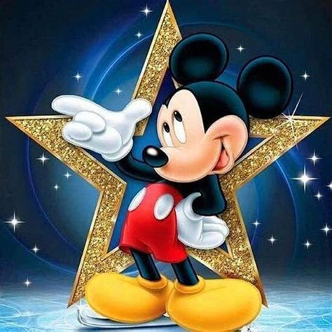 IMK 12324 Peinture diamant thème dessin animé Disney Mickey Minnie