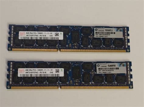 HYNIX 16GB RAM Kit 2 X 8GB RAM HMT31GR7CFR4C PB DDR3 Kaufen Auf