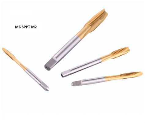 M6 SPPT M2 HSS Tin Coated Tap At Rs 88 Piece High Speed Steel Cutter