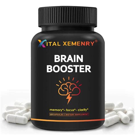 Brain Booster Ginkgo Biloba, Dimethylethanolamine, IQ Neuro Energy ...