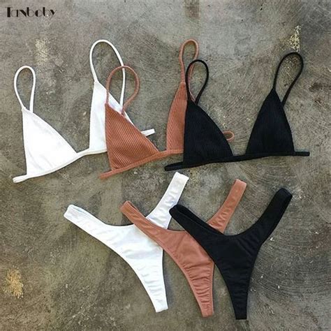 Compra Trajes De Baño Brasileños Para Niñas Bikini Taza Pequeña