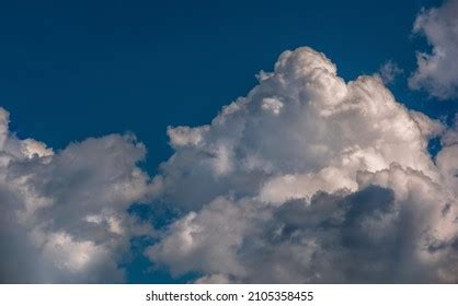 Blue Sky Storm Textured Clouds Stock Photo 2105358455 | Shutterstock