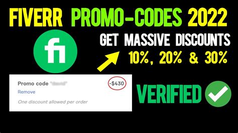 Fiverr Promo Codes Get Up To Discount Verified Coupon