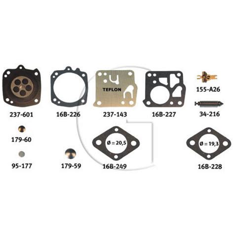 Original Membranen RB KIT für Vergaser HS TILLOTSON 4