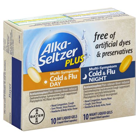 Alka-Seltzer Plus Cold & Flu Day/Night Multi-Symptom Tablets 20 ct | Shipt