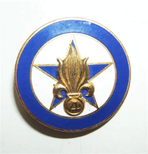 INSIGNE 4 REGIMENT ETRANGER D INFANTERIE COMPAGNIE REGIMENTAIRE