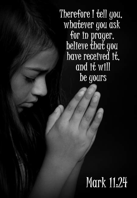 Whatever you ask for in prayer, believe that you have received it, and ...