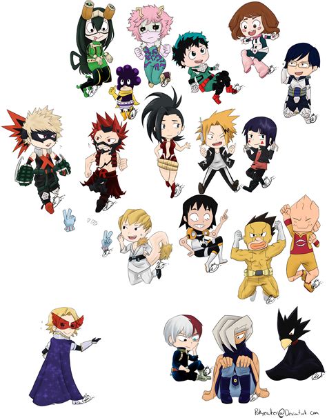 Chibi Heroes By Pokyeater On Deviantart