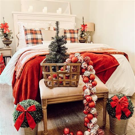 Inspiring Bedroom Decoration Ideas With Christmas Tree Magzhouse