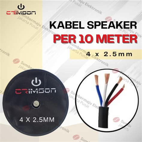 Jual Kabel Speaker Crimson X Mm Original Crimson X Mm