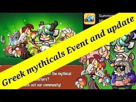 New Greek Mythical Event And Update News Summoner S Greed Youtube