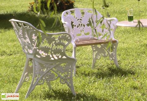 Chaises De Jardin Fonte D Aluminium Veranda Styledevie Fr