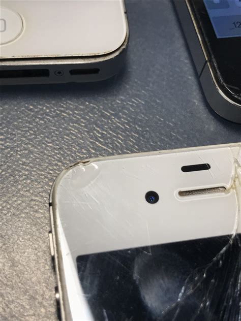 I buy bulk iPhones. This one has a bubble in the glass but when you