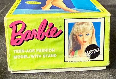 1190 Vintage TNT Standard Barbie Ash Blonde MIB Doll Peddlar