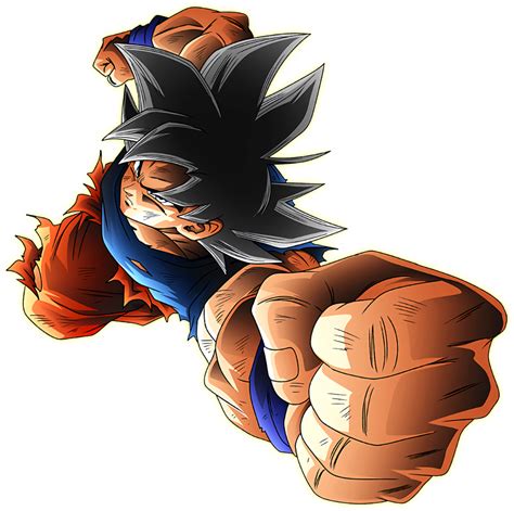 Goku Ultra Instinct Sign Xkeeperz Hd Render 1 By Davidmaxsteinbach