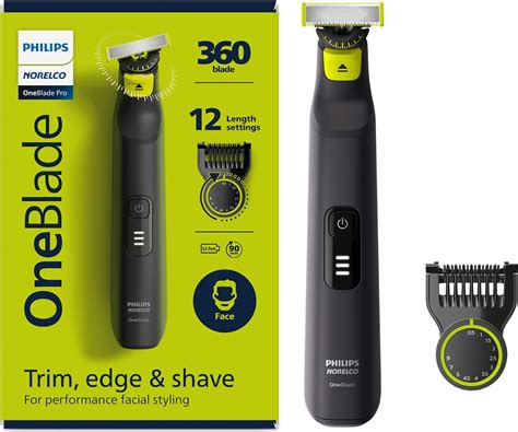 Philips Norelco OneBlade 360 Pro Hybrid Elektrischer Trimmer QP6531/70 ...