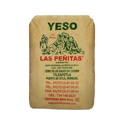 YESO AMARRADO LAS PEÑITAS 40 KG TONELADA – Tu Compa