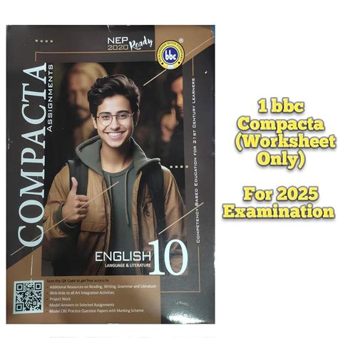 Bbc Compacta English Only Worksheet For Cbse Class 10 Latest Kumar