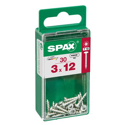 Spax Universalschraube WIROX Rundkopf 3 x 12 mm Torx 30 Stück 3 30