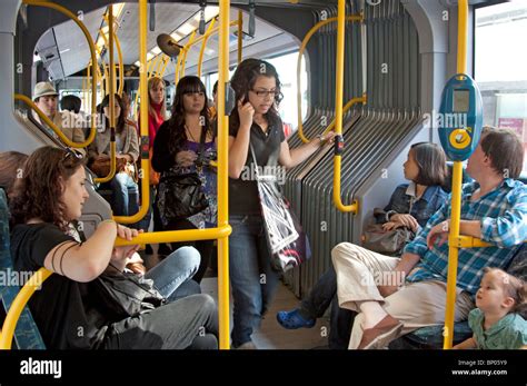 Bendy Bus Interior - Central London Stock Photo - Alamy