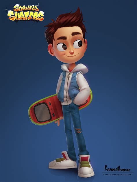 Artstation Subway Surfers Rayner Alencar Character Design