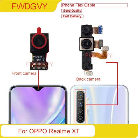 Original Front Back Camera For Realme Xt Main Facing Camera Module Flex