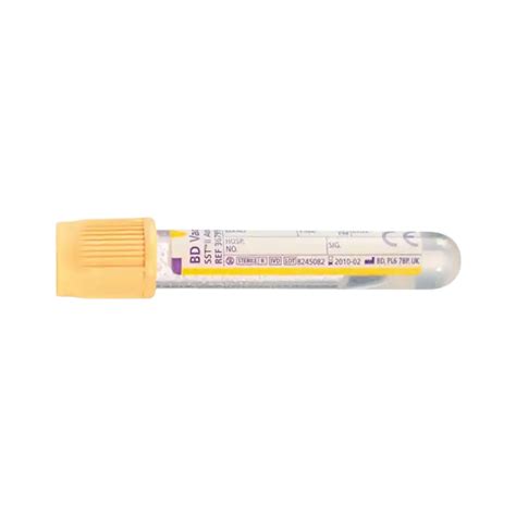 BD SST II Vacutainer Blood Collection Tube 5ml Pack Of 100 367954