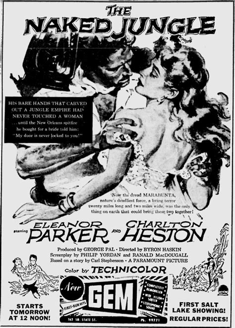 The Naked Jungle Page 7 Charlton Heston Forums