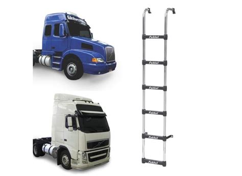 Escada Volvo Fh Nh Globetrotter Cromado Degraus Mm O Melhor