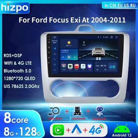 Hizpo Din Autoradio Voor Ford Focus Mk Exi Op Android