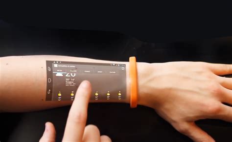 Turn Your Arm Into A Touch Screen Device With The Cicret Bracelet 6sqft