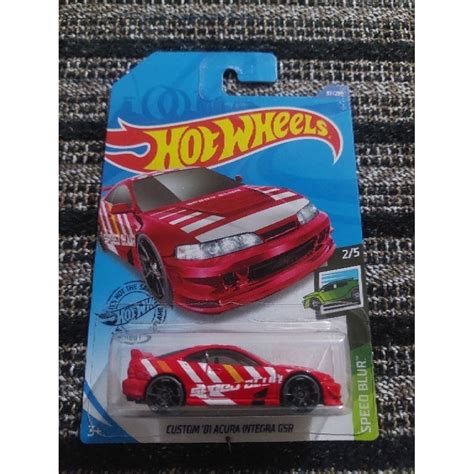 Jual Hot Wheels Custom Acura Integra Gsr Merah Speed Blur Shopee Indonesia