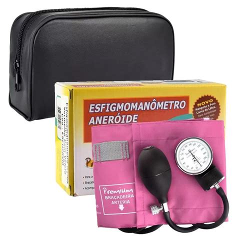 Esfigmoman Metro Aner Ide Rosa Linha Premium G Tech